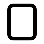Rectangle Vertical SVG Icon
